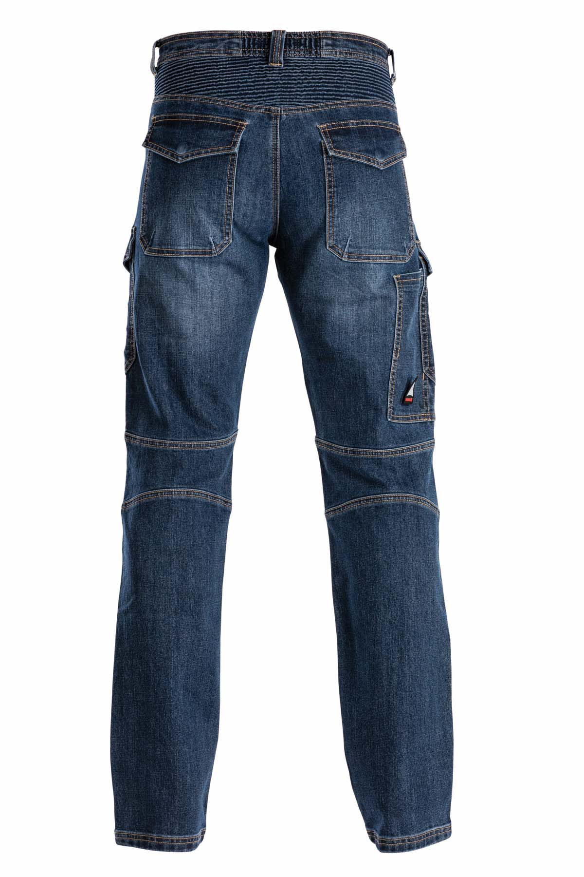 Biker Jeans blau